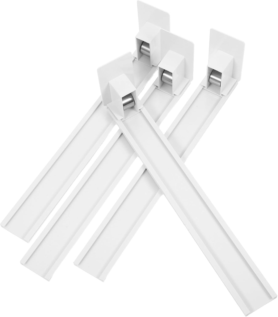 GLEAVI 4pcs Automatic Drink Dispenser Shelf Pusher Plastic Glide Organizer for Supermarket Efficient Vending Machine Drink Replenishment System