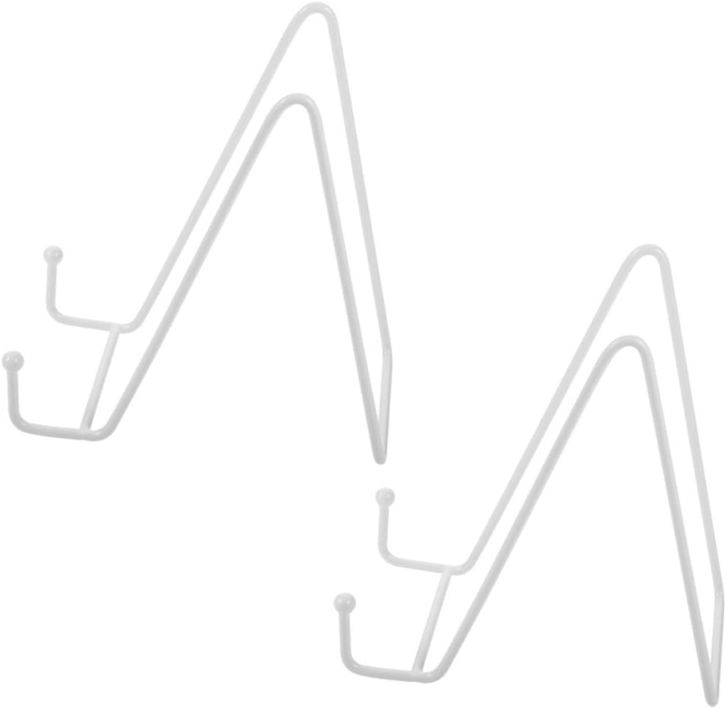 2pcs Metal Plate Easel Stand Multifunctional Display Holder for Photos Plates Artwork Tabletop Stand for Kitchen Office Dining Room and Art Gallery