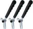 3 PCS Pushing Handle, Compatible For YIKAFU YKF And Match With Many Other Brand Ice Cream Machines Hand Shank Replacment