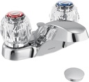 Moen 64920 Two-Handle Bathroom Faucet, Chrome