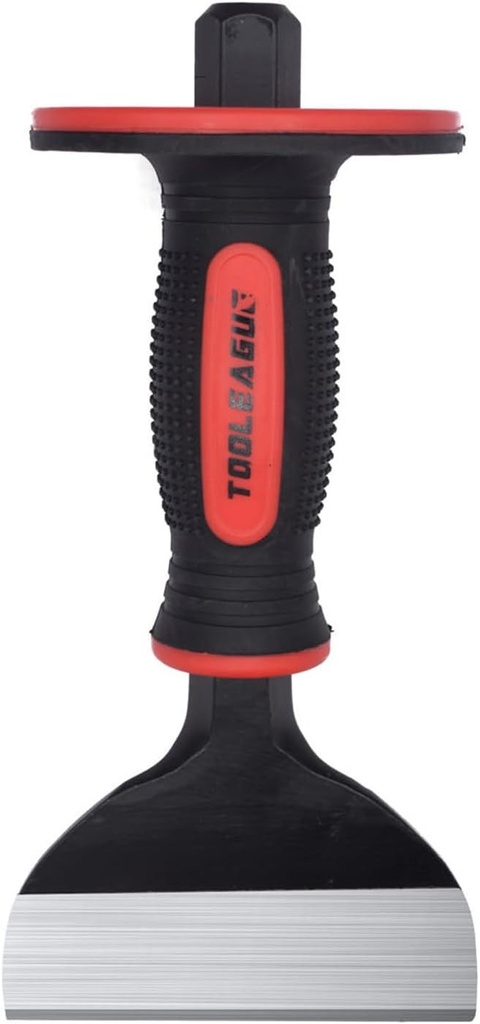 TOOLEAGUE Heavy Duty Masonry Chisel,8 inches Brick Chisel with Hand Protection（1Pc)