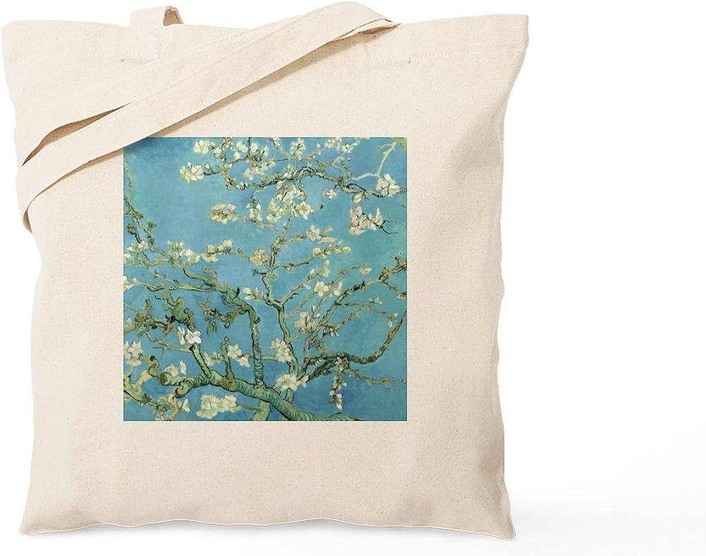 CafePress Van Gogh Almond Blossom Tote Bag Reusable Natural Beige Canvas Shopping Bag