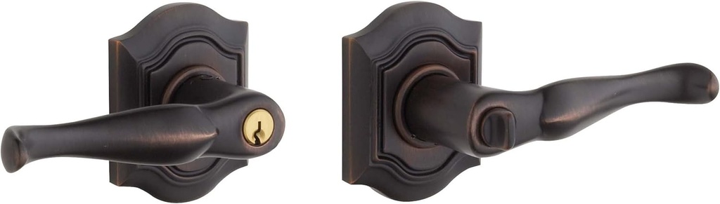 Entry Door Levers Venetian Bronze