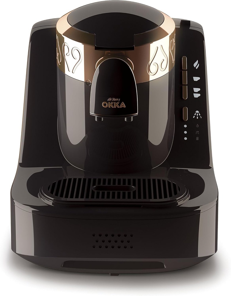 Arzum Okka Automatic Turkish/Greek Coffee Machine, USA 120V UL, Black/Copper