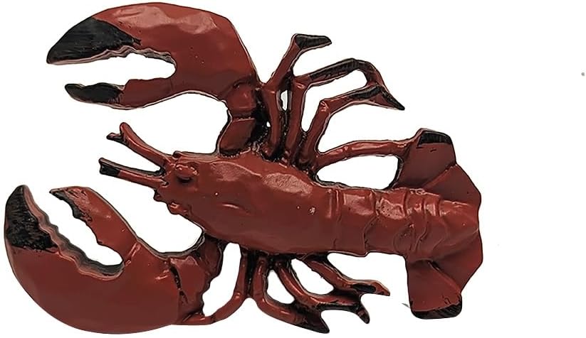 Treasure Gurus Red Nautical Lobster Metal Drawer Pull Dresser Knob Kitchen Cabinet Hardware Coastal Beach Home Decor