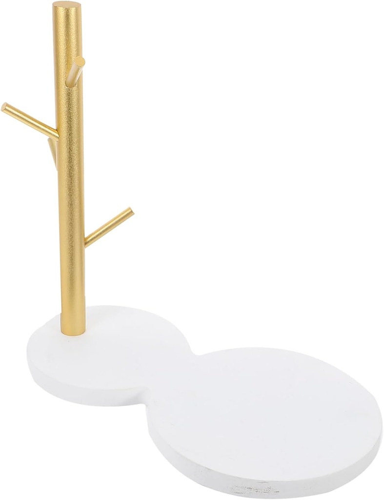 Wooden Coffee Cup Hanger Multi-Functional Mug Rack for Kitchen and Living Room Space-Saving Storage for Tea and Coffee Mugs Easy to Clean and Design