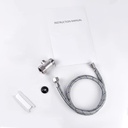 SAMODRA Bidet Installation Accessories Set, Contains 7/8" Metal T-Adapter, Teflon Tape, Cold Water Connection Metal Braided Hose