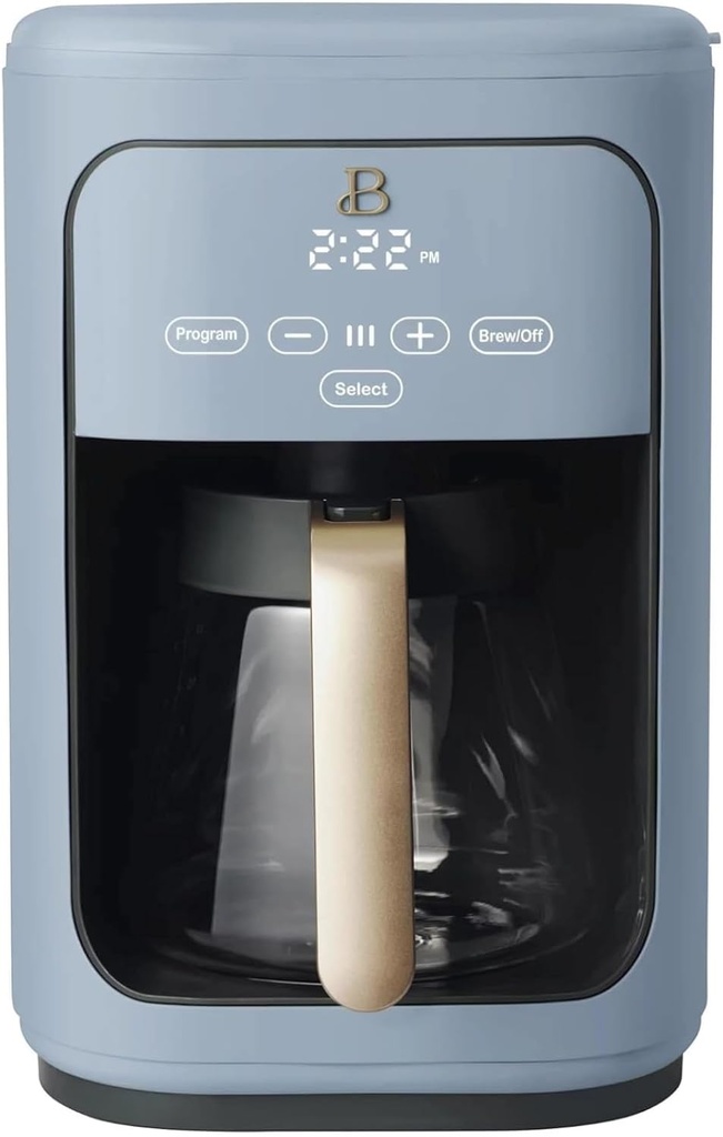 Beautiful Coffee Maker, 14-Cup, Programmable, Cornflower Blue
