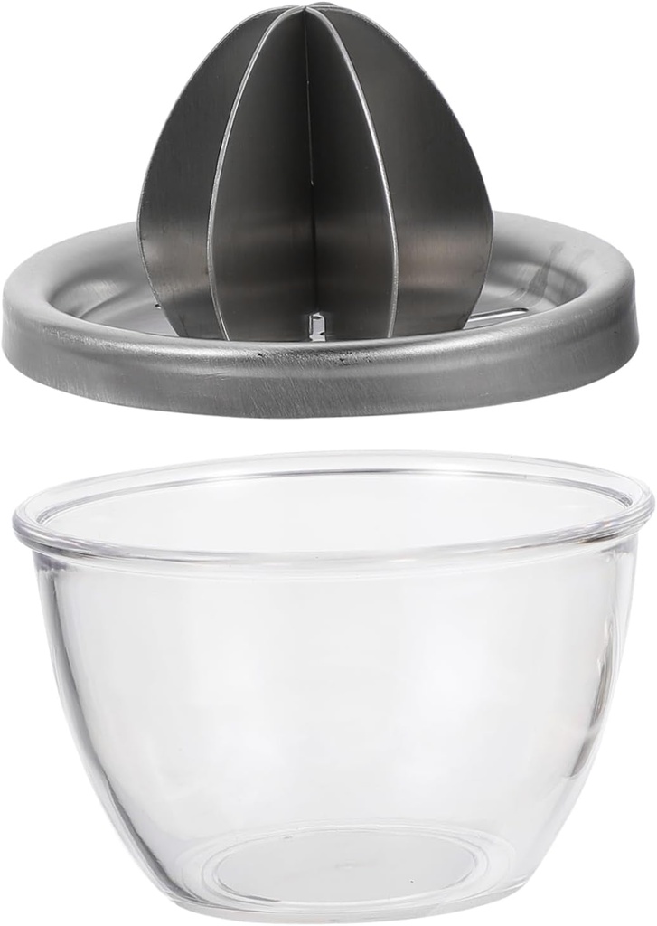 Ciieeo Stainless Steel Manual Juice Maker Portable Lemon Juicer with Threaded Pressure Design for Easy Juice Extraction Citrus Squeezer for Home and Gifts