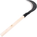 TOYANDONA Manganese Steel Long Handle Scythe for Weeding Gardening Tool Sharp Blade for Lawn Care and Landscaping