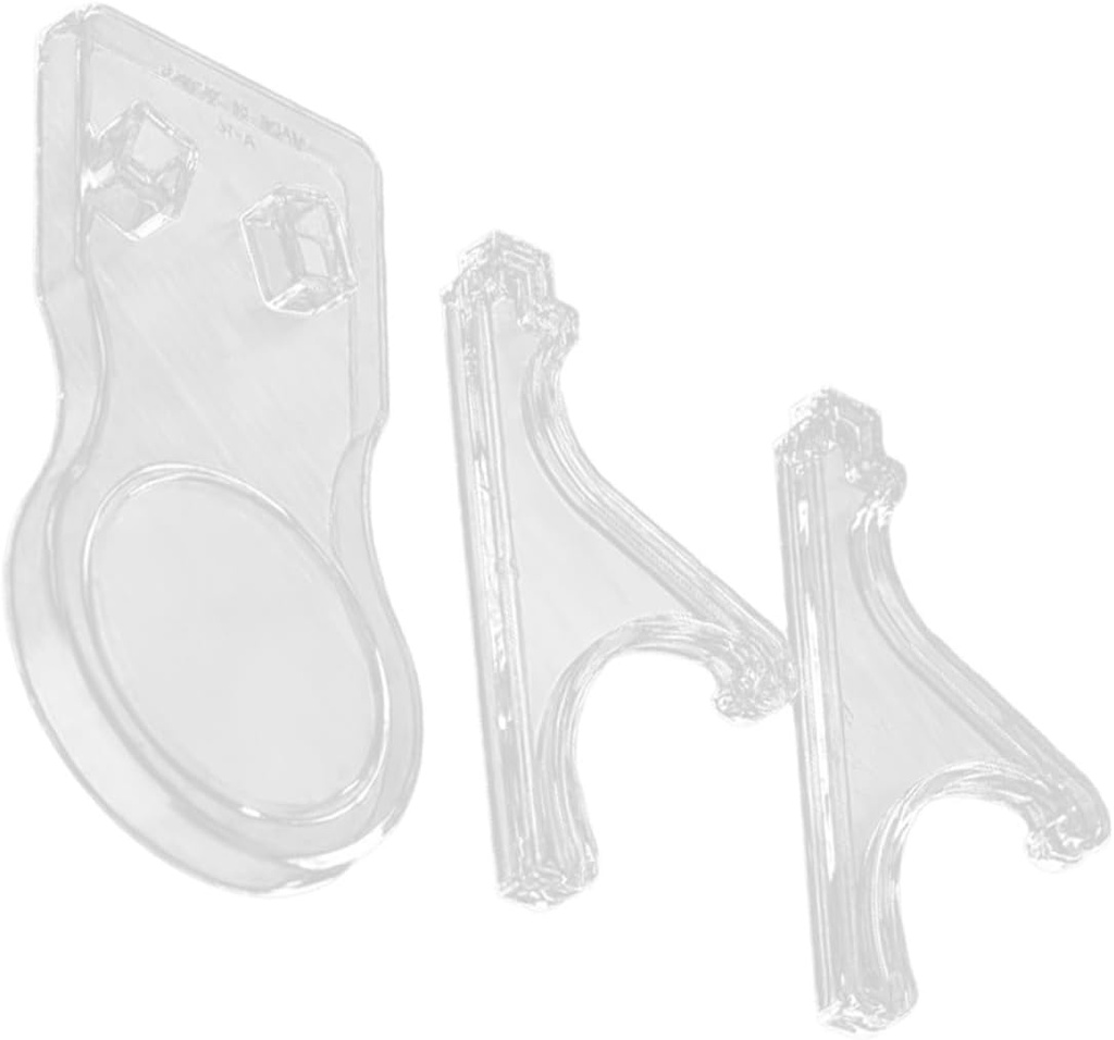 Acrylic Plate Display Stand Round Showcase Easel Holder for Home Decor Modern Design for Plates and Ornaments Elegant Tabletop Display