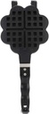 Heart Shaped Waffle Maker Baking Tray for Gas Open Fire Household Use