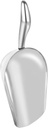 Stainless Steel Dry Bin Scoop Heavy Duty Utility Scoop for Flour Candy and Spices Design for Use for Kitchen and Bar Applications Silver