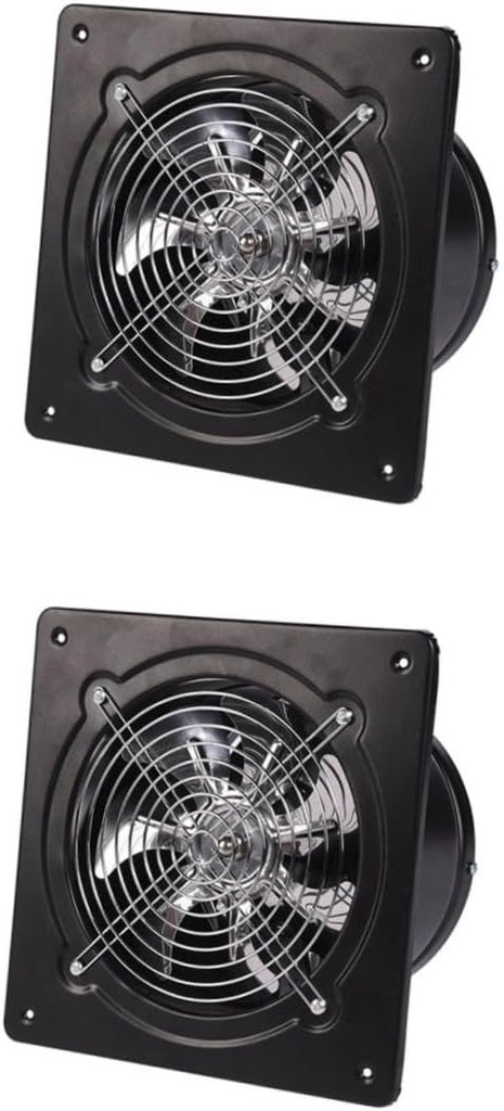 POPETPOP 2pcs Exhaust Fan Ventilation Fan for Bathroom Garage Kitchen Office High Efficiency Low Noise Ventilation System