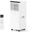 Portable Air Conditioner, 8000 Btus Air Conditioners for Room up to 350 Sq. Ft, 3-in-1 AC Cooling Dehumidifier Fan, Exhaust Hose & Window Kit Included, Quiet Floor A/C Unit for Bedroom, Office, Home