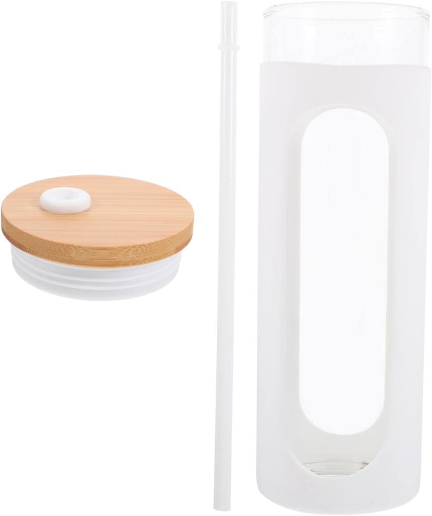 1set Yetti Insulated Drink Glass Lid Silicone Sleeve Straw Water Cup for Juice Iced Tea Beer Cold Brew