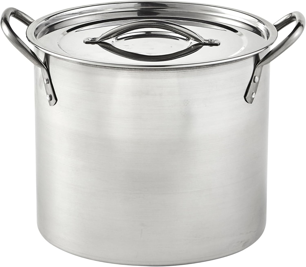 IMUSA 12 Quart Stainless Steel Stock Pot with Lid