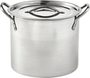 IMUSA 12 Quart Stainless Steel Stock Pot with Lid