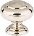 Atlas Homewares A610-PN 1-1/4 in. (32mm) Victoria Collection Knob, Polished Nickel
