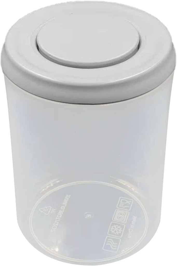 Airtight Food Storage Containers with Lids Stackable One Button Openning Food Containers for Storage Cereal Snack Flour Sugar Spaghetti and Kitchen Pantry Organization