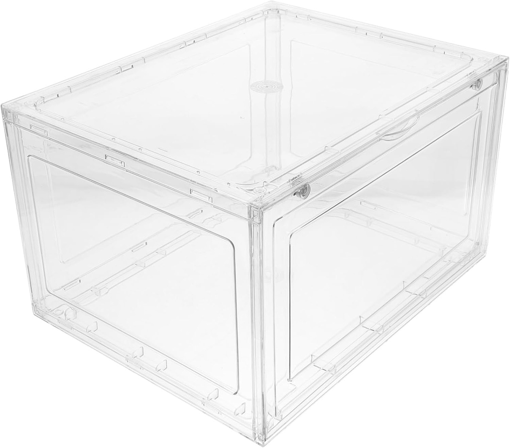 Large Transparent Bread Box for Kitchen Countertop Sturdy Airtight Storage Container for Bread Snacks and Fruits Design Cover for Freshness
