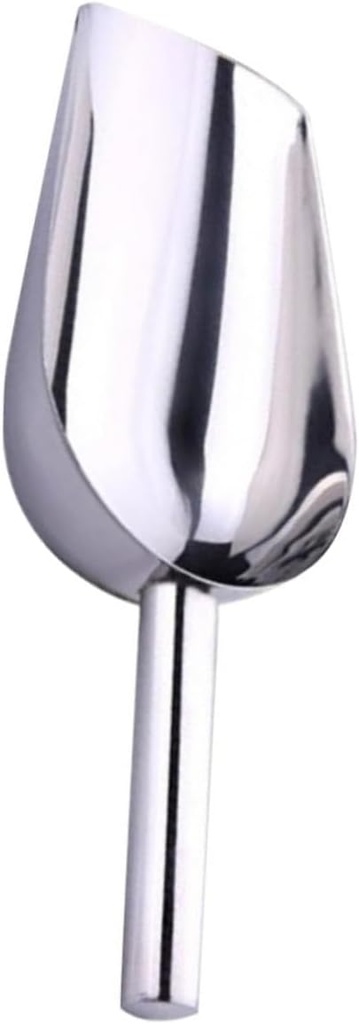 Small Ice Scoop Stainless Steel Ice Scooper Freezer Scoop Cube Scooper Bar Restaurant Tool