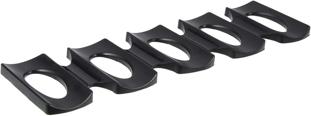 Alipis 2pcs Silicone Beer Mat Soda Can Dispenser Practical Fridge Organizer for Cans Easy to Use Space-Saving Design for Refrigerator Black Drink Holder for Home and Parties