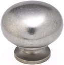 Richelieu Hardware BP492338142 Gatineau Collection 1 1/2-inch (38 mm) Pewter Traditional Cabinet and Drawer Knob for Kitchen, Bathroom, and Furniture
