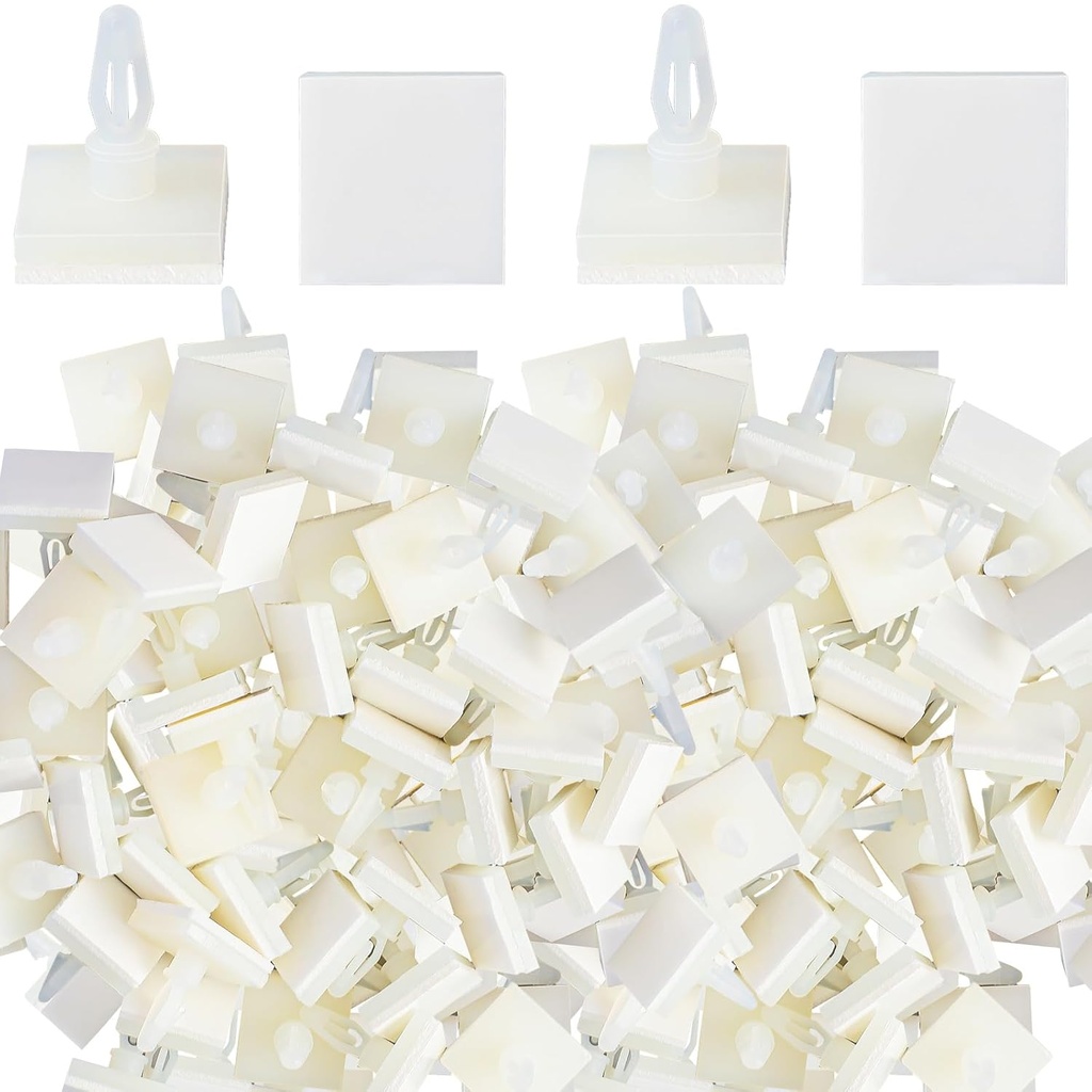 Marsui 100 Pcs Sticky PCB Spacer Adhesive Plastic Insulated Standoffs 0.25 Supporting Height Circuit Board Standoffs for PC Board Computer Motherboard