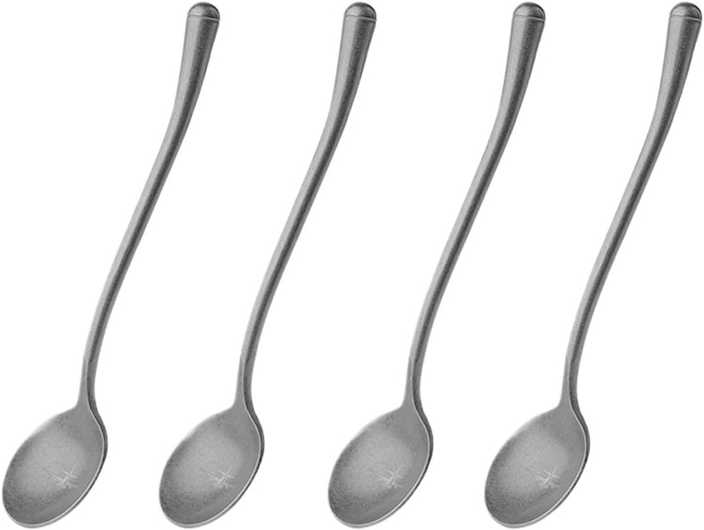 Coffee Stirring Spoon Stainless Steel Scoop Portable Home Kitchen Tools(4pcs Spoon)