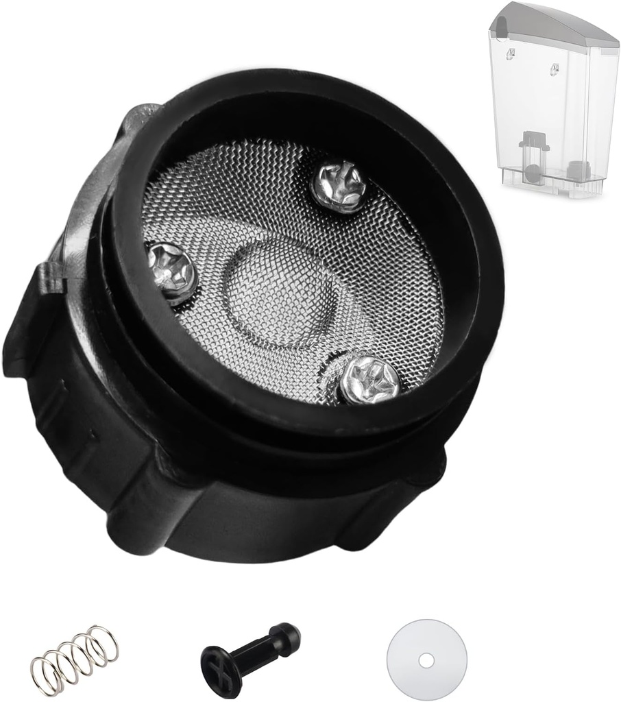 Water Tank Connector Blockage Accessory Screw Kit for Keurig Coffee Maker, Fits for Keurig K40, K45, K50, K55, B40, B44, B45, B50 Brewing Systems Replacement Drainage Plug, 48oz Water Tank Drain Parts