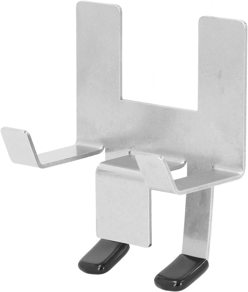 Slow Cooker Lid Holder for Cooking, HandFree Pot Lid Organizer Crock Pot Lid Holder, Stainless Steel Pot Lid Rack with Silicone Pad, for Bracket Keeping Countertops Clean