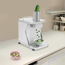 Electric Vegetable Chopper 100W Vegetable Slicer Food Processor Automatic Fruit Veggie Food Cutter Dicing Machine Stainless Steel for Commercial Home Use 165.35LBS/H