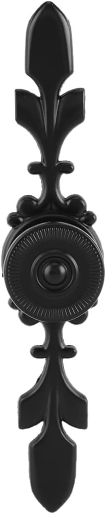European Furniture Handle, Zinc Alloy Drawer Cabinet Door Knob Pull, Retro Vintage Style, Suitable for Chest Wooden Cases, 4 Colors Optional (Black Small Set)