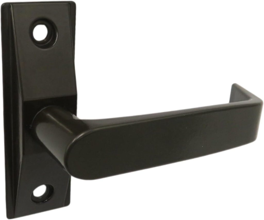 elox Storefront Lock Type Deadlatch Extended Version Lever Handle for Adams Rite Narrow Stile Lock Bronze Duronodic Color (Left Hand)