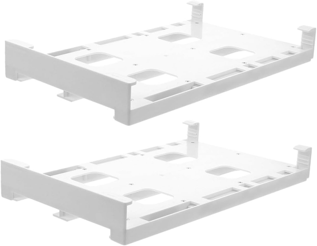 ARTIBETTER 2pcs Double Row Drink Organizer for Fridge Space Saving Hanging Can Dispenser for Diameter Cans Hips Material Easy Access Beverage Holder