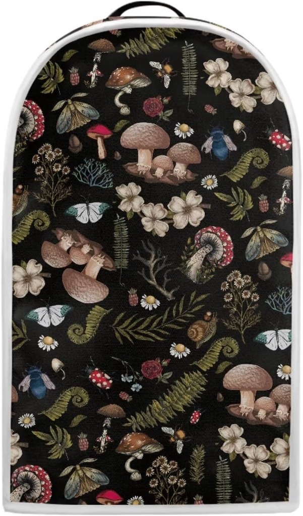 Mushrooms Blender Cover Kitchen Mixer Cover Dust Cover Waterproof Small Appliance Covers for Kitchen Counter Durable Coffee Maker Appliance Cover