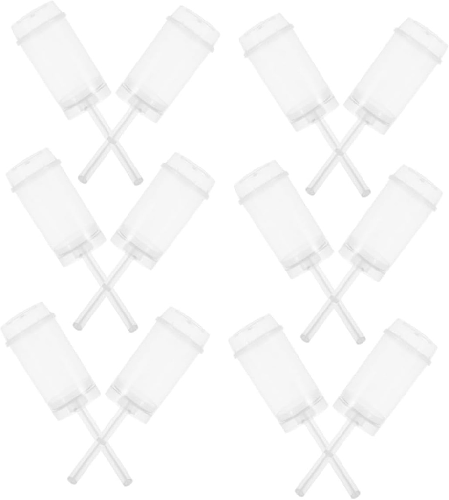 Luxshiny 60pcs Cake Containers Portable Holder Boxes Reusable Dessert Cups for Cakes Ice Safe Material for Parties Gatherings