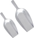 STOBAZA 2pcs Aluminum Shovel Multi-purpose Ice Scoops for Bar Home Supermarket Scoop