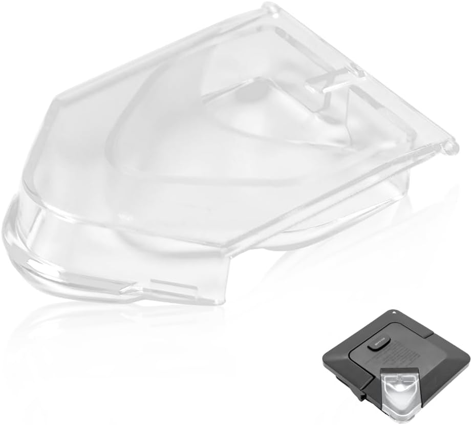 Pour Spout Cover Replacement Compatible with Ninja Blender Lid 72oz, Replacement Lid Flap Spout Cover for Ninja Blender Pitcher Square Top, Clear, Polycarbonate, BL660 BL740 BL770 BL771 BL772