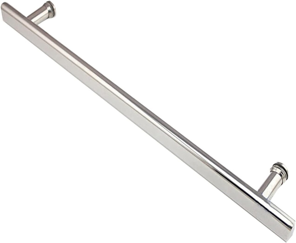 Shower Door Handle and Pulls Replacement Sets for Glass Door | Polish Chrome Towel Bar | Shower Screen Sliding Door Knob (Size : 440mm-540mm)
