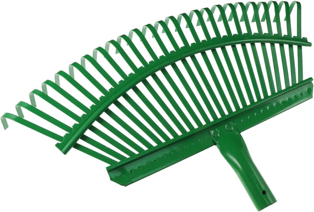 Generic Thatching Leaf Rake Head Garden Rake Head Planting Portable Replacement Hand Tool for Flower Bed Yard Shrub Landscape Outdoor