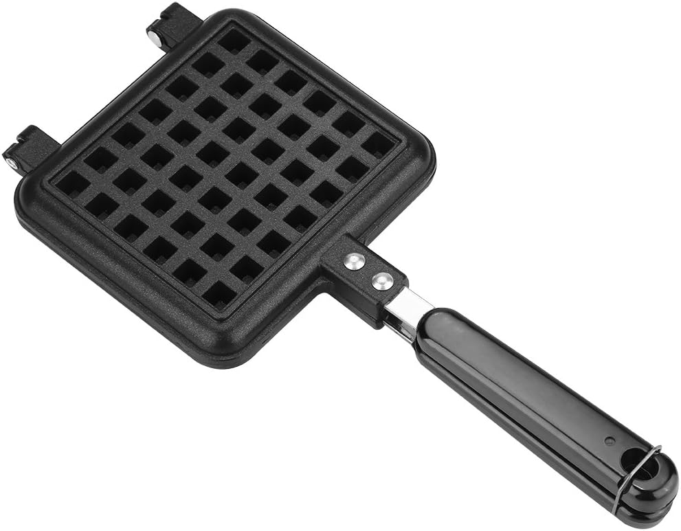 Waffle Pan Household Kitchen Gas Non-Stick Waffle Maker Pan Press Plate Cooking Baking Tool