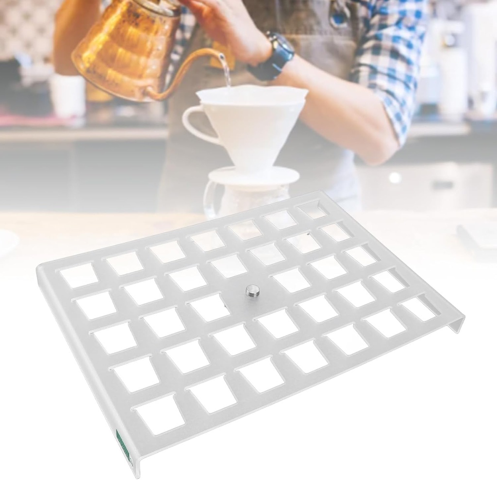 Coffee Capsule Storage Tray Acrylic Drawer Insert Organizer, Holds 35 Pods,Ideal for Coffee Pod Storage in Kitchen Home