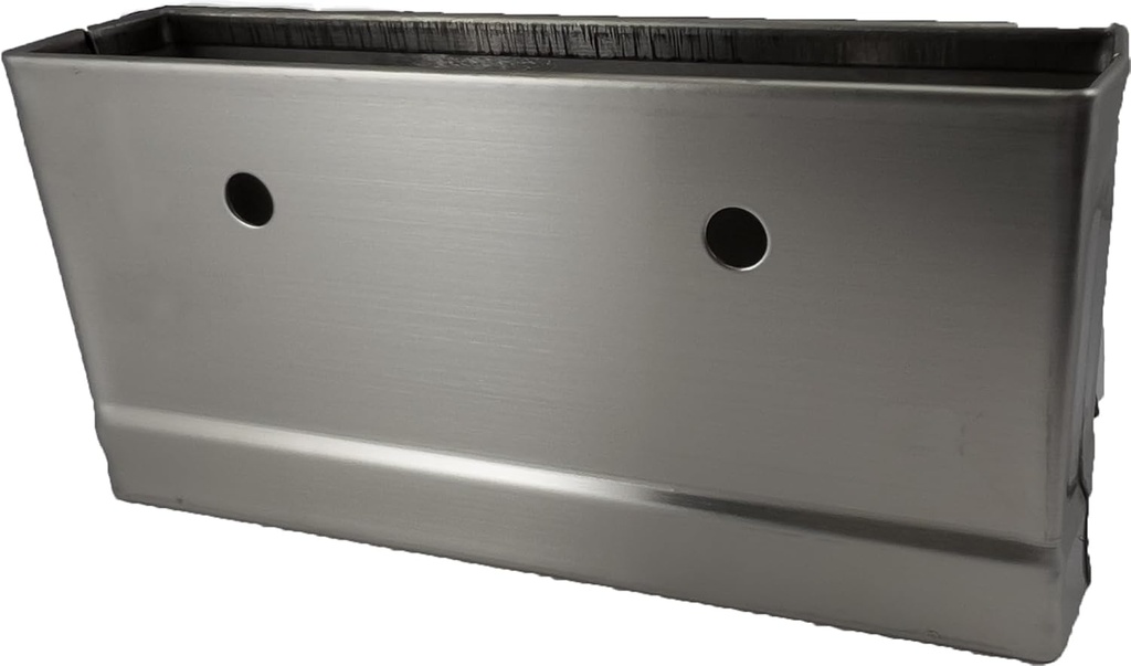 Harris Hardware TP3849-B Brushed Stainless Steel Pilaster Shoes and Brackets for 8 in. Wide x 1-1/4 in. Thick Pilasters