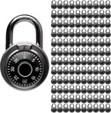 Hardened 50mm Laminated Combination Padlocks Wholesale Bulk LOT (120)