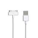 30 Pin Charger Cable Compatible with iPhone 4/4s, iPad 1st/2nd/3rd Gen, iPod Touch/Nano Classic, USB Sync & Charge Cord (1-Pack)