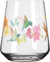 RITZENHOFF 2842002 Universal Glass Set of 2 500 ml Summer Rausch Allround Drinking Glass with Bird Motif Colourful Made in Germany