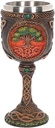 Nemesis Now Tree of Life Goblet 17.5cm Green, Resin w/Stainless Steel Insert