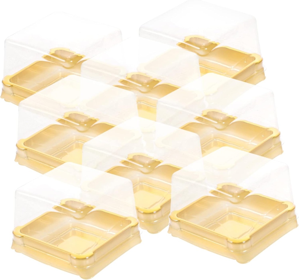 Clear Cake Container Baby Baptism Favor Boxes cheese Birthday Party Favor Boxes Mini Cupcake Boxes